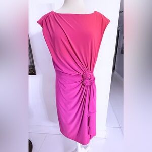 Hot pink dress
